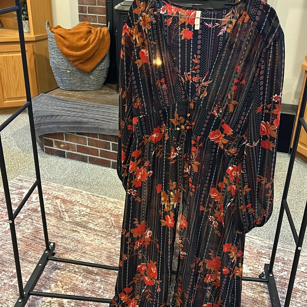 Sheer long shirt